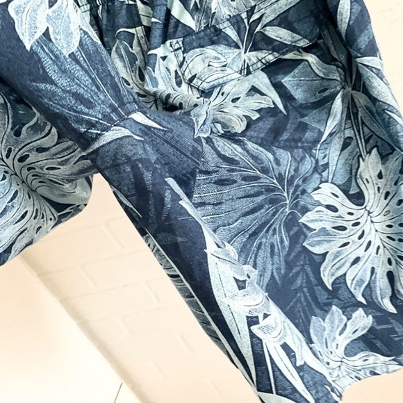 Body Glove Men’s Swim Trunk Blue Tropical Print Pool Beach Aloha Sz L - Picture 9 of 13